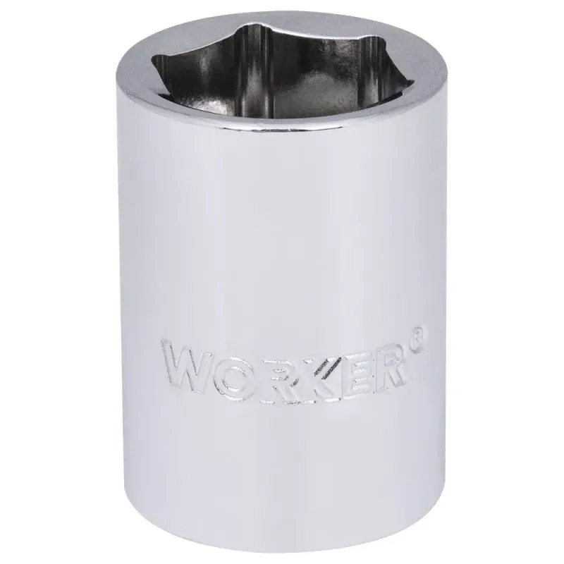 Soquete Sextavado Encaixe 3/4" 25mm Worker