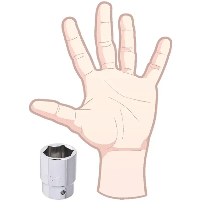 Soquete Sextavado Encaixe 3/4" 30mm Worker