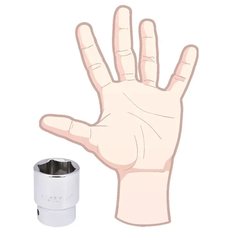 Soquete Sextavado Encaixe 3/4" 32mm Worker