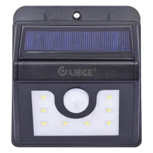 Luminária Solar de Parede com 8 LEDS 40lm 1,6W 6500K Liege