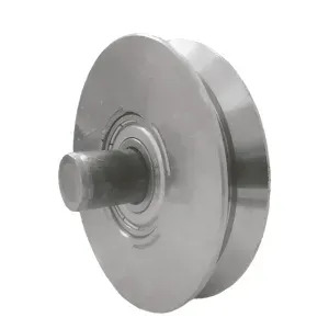 ROLDANA V 4" ROLAMENTO PINO ZINCADO KALA