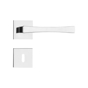 Fechadura Interna Vivald Roseta Quadrada Cromada Pado