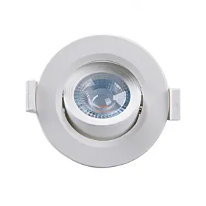 Spot Led Embutir 5w MR16 Alltop Redondo 3000K Biv Taschibra