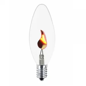 Lâmpada Vela Neom E14 Flicker 2w 127v Taschibra