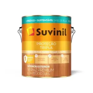 Verniz Seca Rápido Brilho Natural 3,6l Suvinil