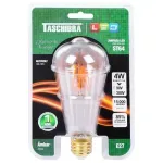 LAMPADA-LED-ST64-4W-FILAMENTO-AMBAR-BIVOLT-TASCHIBRA