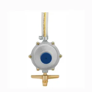 Regulador Gás 906 Parafusado Com Mangueira 80cm Papaiz
