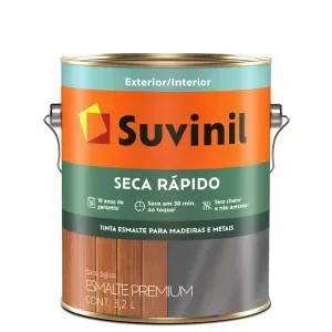 ESMALTE SECA RÁPIDO BASE BRILHO B2 3,2L SUVINIL