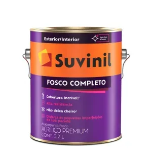 ACRÍLICO FOSCO COMPLETO BASE C2 3,2L SUVINIL