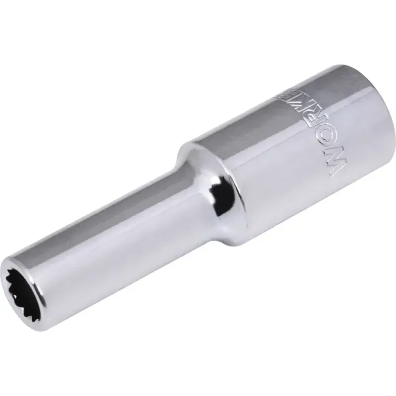 Soquete Estriado Longo Encaixe 1/2" 10mm Worker