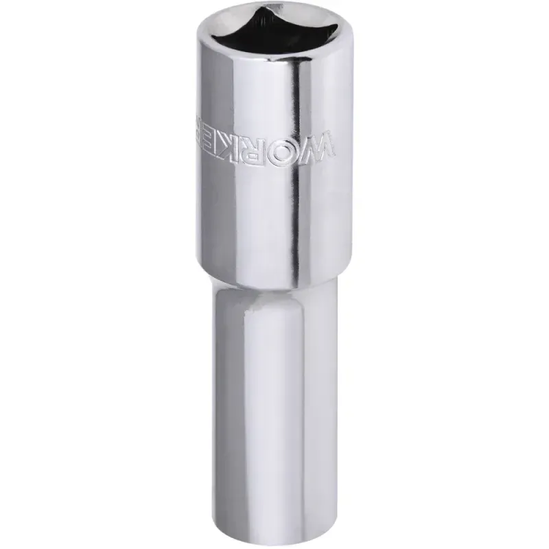 Soquete Estriado Longo Encaixe 1/2" 13mm Worker