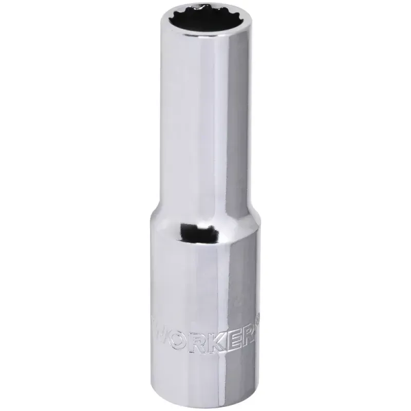 Soquete Estriado Longo Encaixe 1/2" 14mm Worker