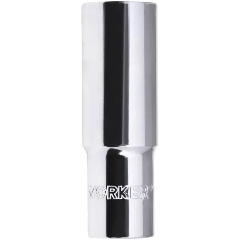 Soquete Estriado Longo Encaixe 1/2" 19mm Worker