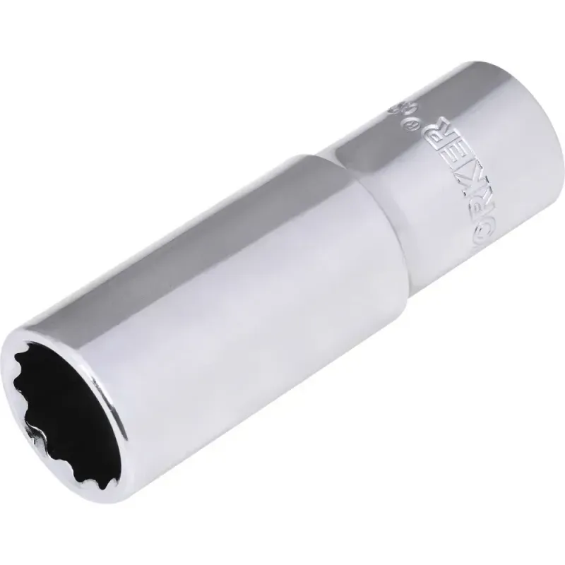 Soquete Estriado Longo Encaixe 1/2" 19mm Worker