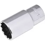 Soquete Estriado Longo Encaixe 1/2" 32mm Worker