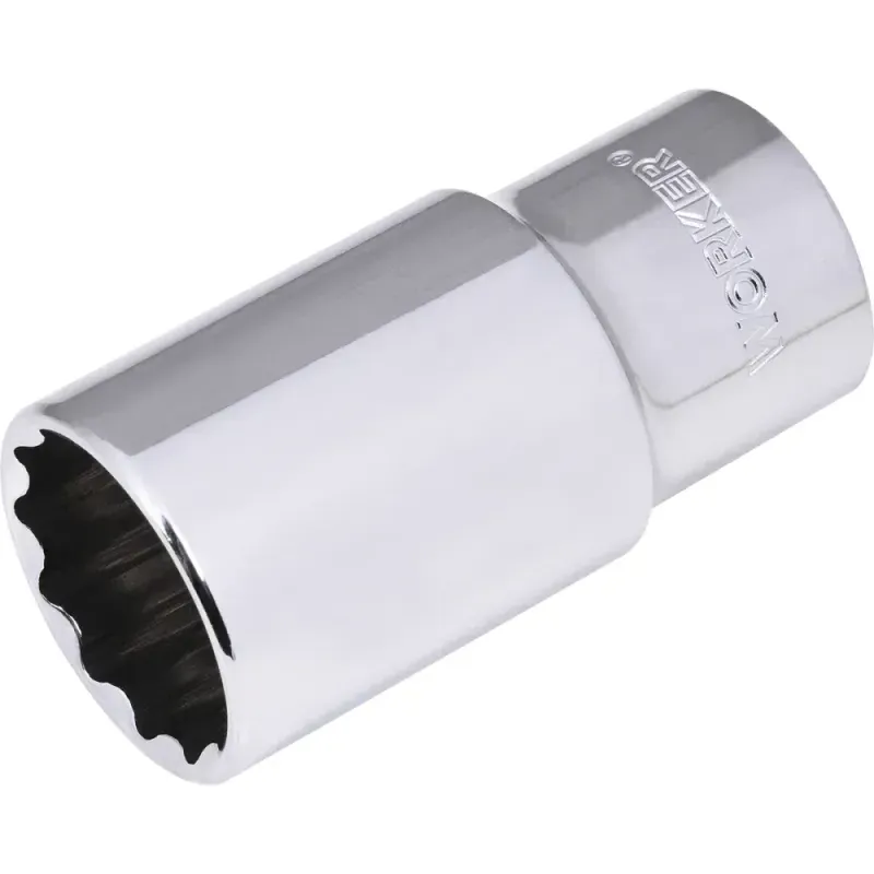 Soquete Estriado Longo Encaixe 1/2" 32mm Worker