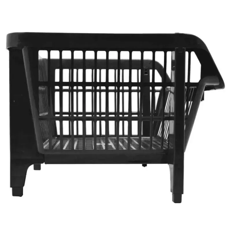 Cesto-Expositor-Empilhavel-Pratico-Preto-6412P-Presto