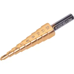 Broca Escalonada 4MM a 12MM Worker