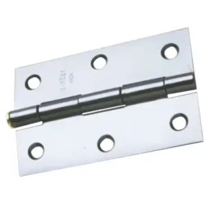 Dobradiça Pino Simples Zincado 4" Merkel 12 Peças