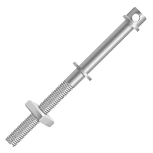 PARAFUSO CAMA CABEÇA FURADA ZINC ARRUELA 5/16"X120 100 pçs CISER