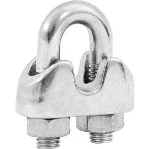 Grampo Cabo De Aço 1/8" Inox Acerosid