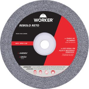 REBOLO RETO 5"X5/8"X1.1/4" MÉDIO USO GERAL WORKER