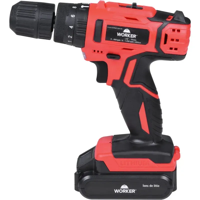 Furadeira-Parafusadeira-a-Bateria-17-Pecas-Bivolt-Worker