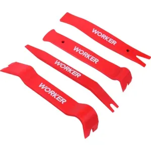 Sacador/Espátula Nylon Para Remover Forro 4 Peças Worker