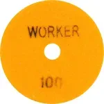 Disco-de-Lixa-Diamantada-com-Velcro-4--G100-Amarelo-Worker-