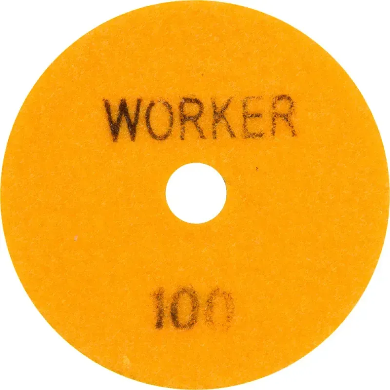 Disco-de-Lixa-Diamantada-com-Velcro-4--G100-Amarelo-Worker-