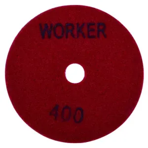 Disco Lixa Diamantado 100mm Grão 400 Worker