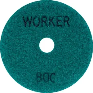 Disco de Lixa Diamantada com Velcro 4" G800 Verde Worker