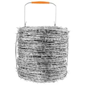 Arame Farpado em Aço Zincado 250kgf 1,60mm 250m Acerosid