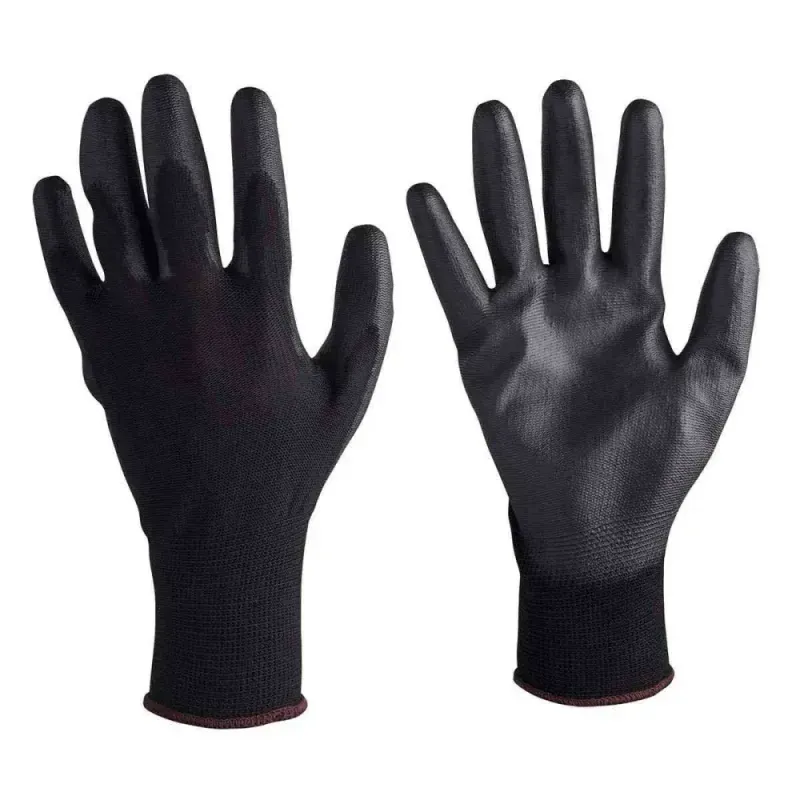 Luva-de-Poliester-Banhada-em-PU-Wk29-9”-Worker