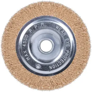 Escova Circular Ondulada 6"x1/2"x5/8" Worker