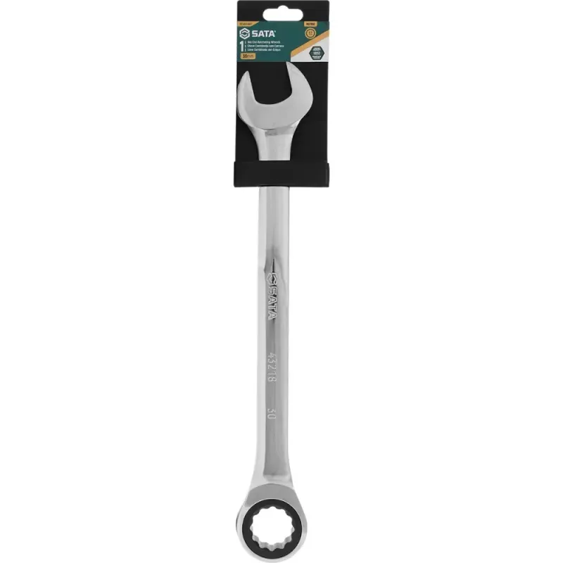 Chave-Combinada-com-Catraca-em-Cromo-Vanadio-30mm-ST43218ST-Sata