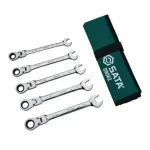 Kit-de-Chave-Combinada-Catraca-Cabeca-Flexivel-5-Pecas-Sata