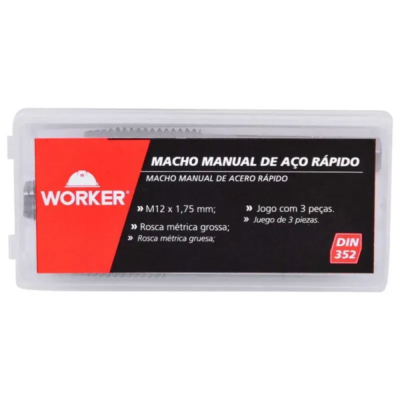 Jogo-de-Macho-Manual-Din352-M12x175mm-3-Pecas-Worker