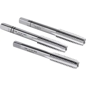 Jogo Macho Manual Din351 UNC 5/16"X18" 3 Peças Worker