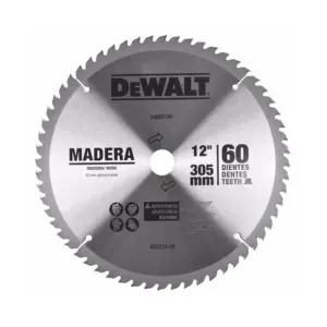 Disco Para Serra Esquadria Madeira 12" 60 Dentes Dewalt