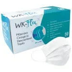 Mascara-Cirurgica-Descartavel-Tripla-Branca-50-Pecas-WK-Flex -