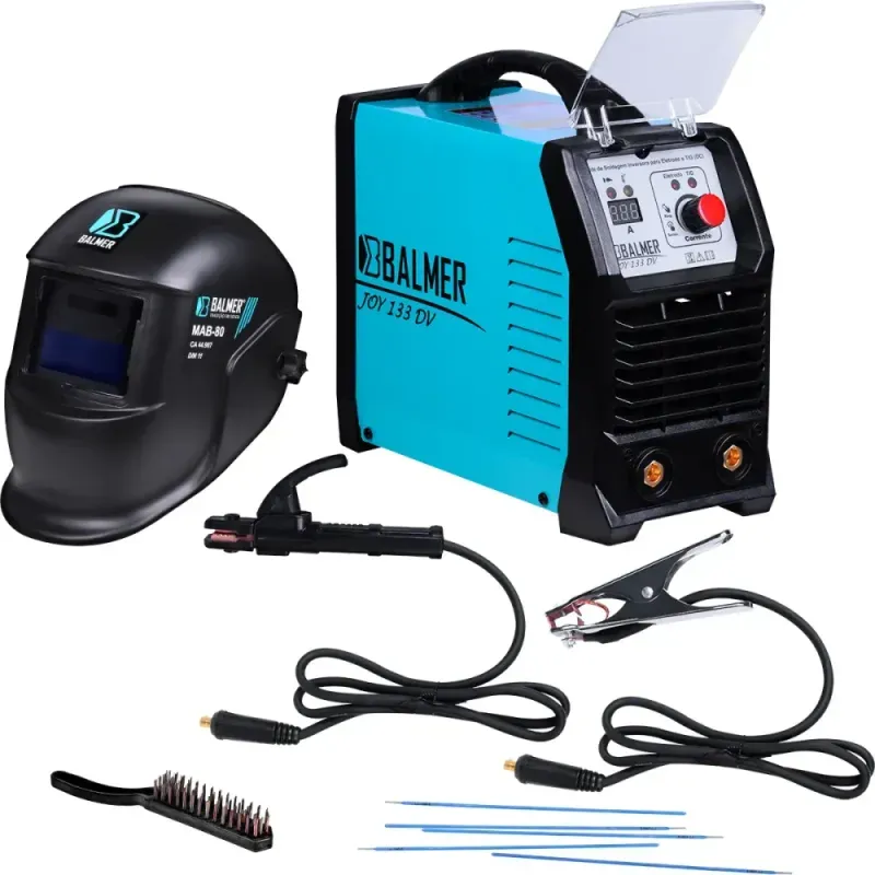 Kit-Inversora-JOY-133DV-Mascara-MAB-80-e-Curso-de-Solda-Balmer