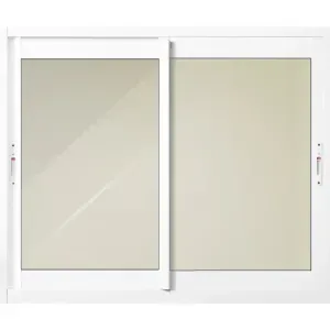 Janela Invicta de Alumínio BR 2 Folhas VR 100x120cm MetalFlex