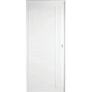 Porta Lambri em Alumínio com Puxador BR Esquerda 210x100cm MetalFlex