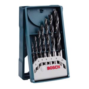 Jogo de brocas Madeira Mini X-Line 3-10mm 7 peças Bosch