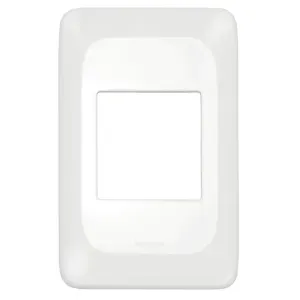 Placa Com Suporte 4x2 2 Postos Branca Pial Pop