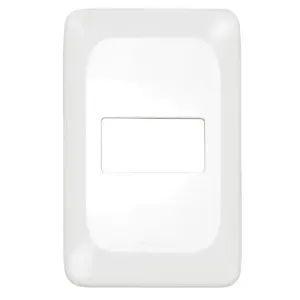 Placa Com Suporte 4x2 1 Posto Branca Pial Pop