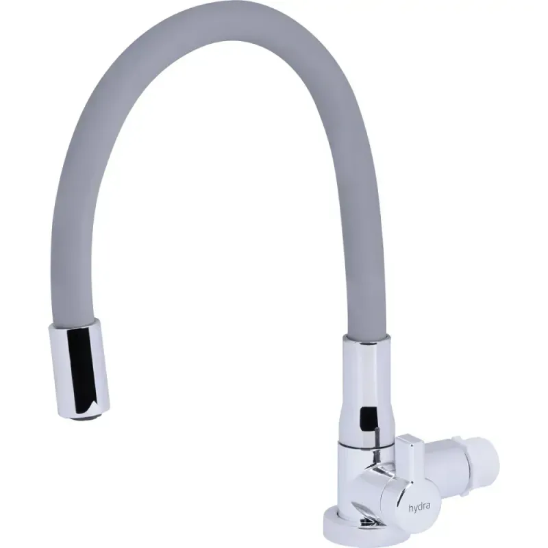 Torneira-de-Parede-com-Bica-Flexivel Cinza-1-4--Hydra
