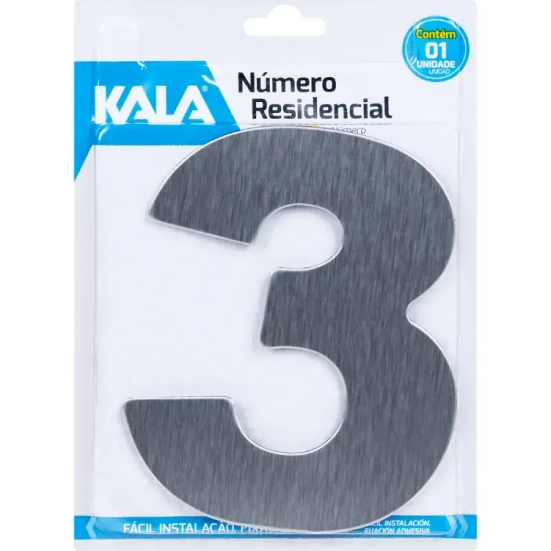 Numero-Residencial-N°3-Aco-Escovado-125cm-Kala