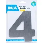 Numero-Residencial-N°4-Aco-Escovado-125cm-Kala